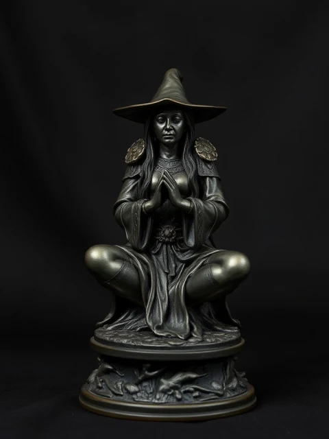 Ведьма Стеклянного Взгляда Фэнтези — коллекционная 3D-фигурка