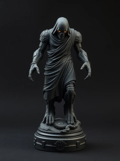 Голем Змеиного Круга Постапокалипсис — коллекционная 3D-фигурка