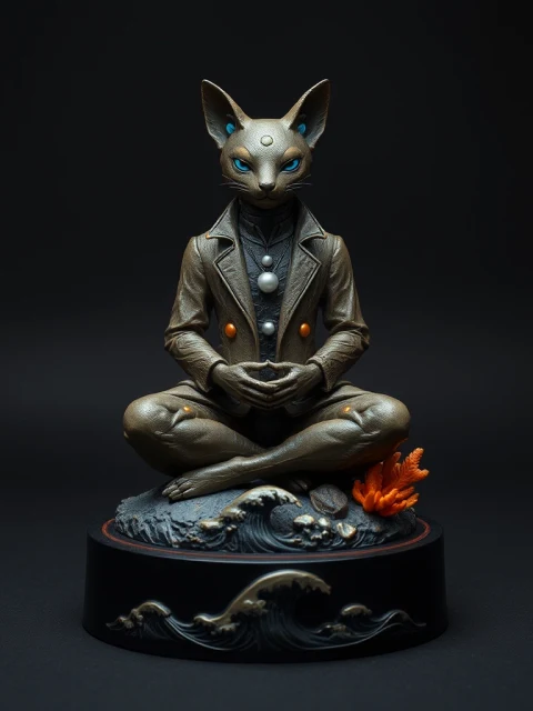 Кибер-детектив Ржавого Пророчества Реализм — коллекционная 3D-фигурка