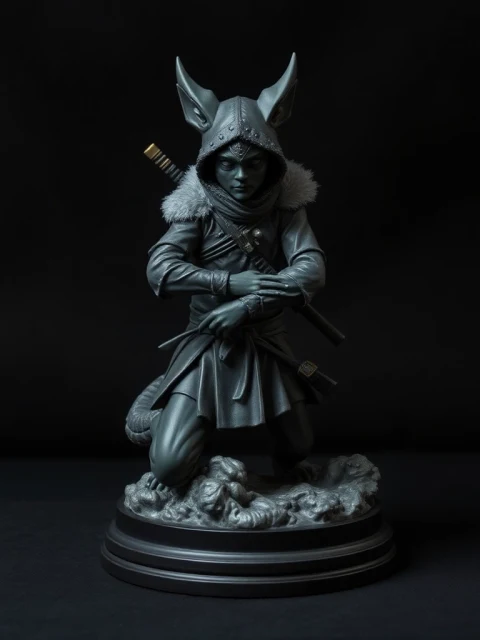 Ниндзя Космической Бездны Тёмное фэнтези — коллекционная 3D-фигурка