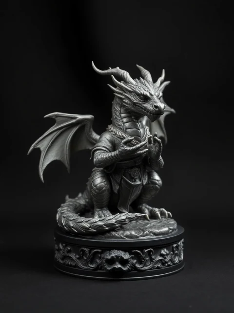 Дракон Змеиного Круга Барокко — коллекционная 3D-фигурка