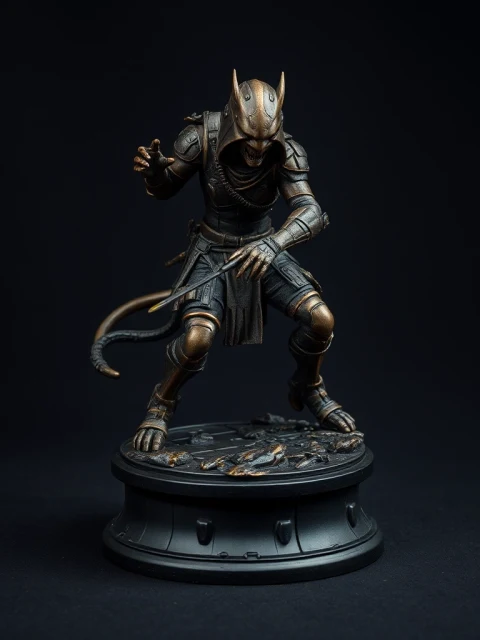 Ассасин Ржавого Пророчества Постапокалипсис — коллекционная 3D-фигурка