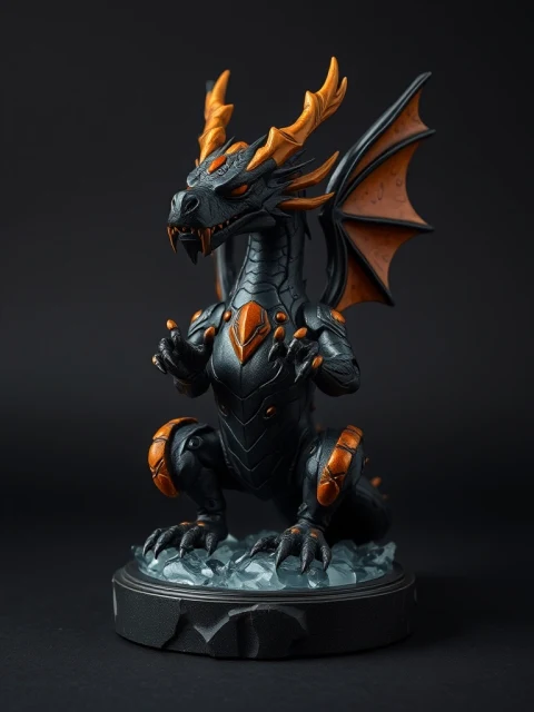 Дракон Дымного Ковчега Меха — коллекционная 3D-фигурка