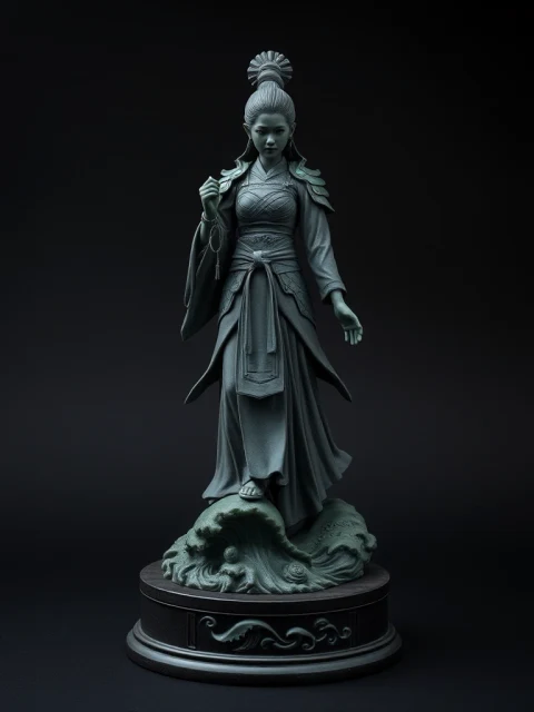 Жрица Космической Бездны Этно-фэнтези — коллекционная 3D-фигурка