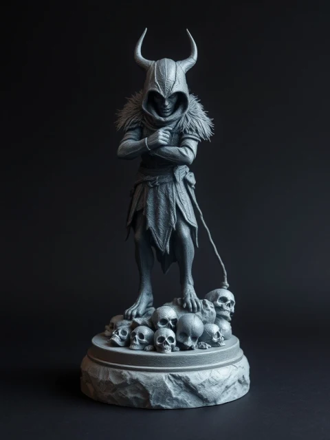 Ассасин Изумрудного Свода Тёмное фэнтези — коллекционная 3D-фигурка