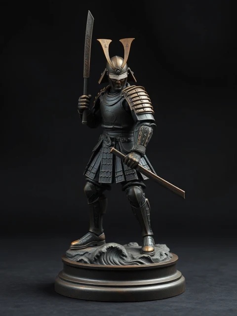 Самурай Громового Шага Сай-фай — коллекционная 3D-фигурка