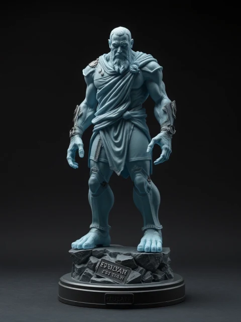 Титан Сломанных Звёзд Стимпанк — коллекционная 3D-фигурка