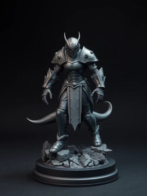 Страж Древнего Пакта Тёмное фэнтези — коллекционная 3D-фигурка