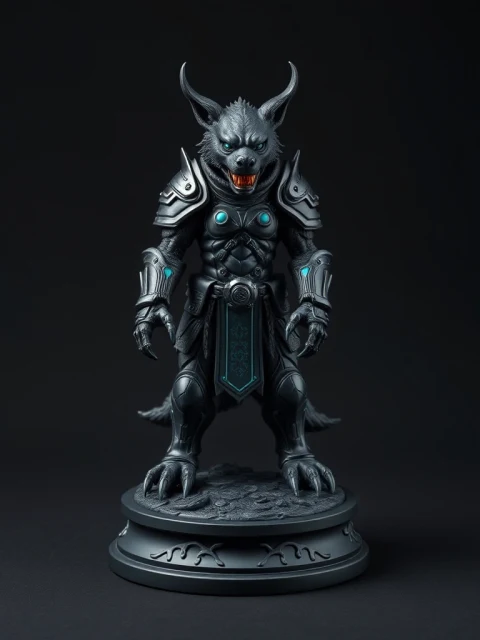 Зверь Грозового Кровообращения Тёмное фэнтези — коллекционная 3D-фигурка