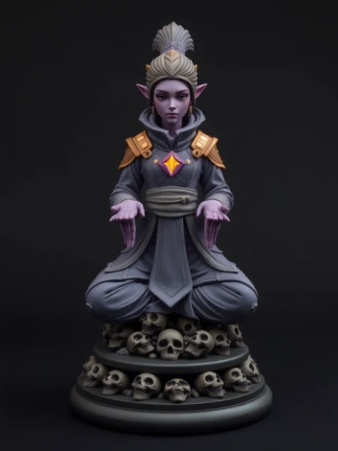 Маг Медного Сердца Этно-фэнтези — коллекционная 3D-фигурка