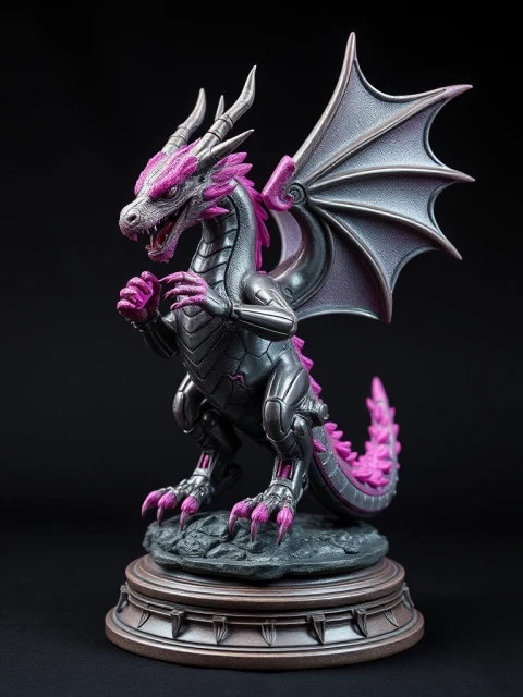 Дракон Лунного Затмения Меха — коллекционная 3D-фигурка