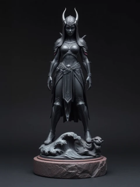 Жрица Рубинового Сердца Сай-фай — коллекционная 3D-фигурка