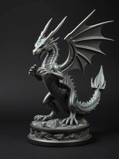 Дракон Хрустальной Бури Меха — коллекционная 3D-фигурка