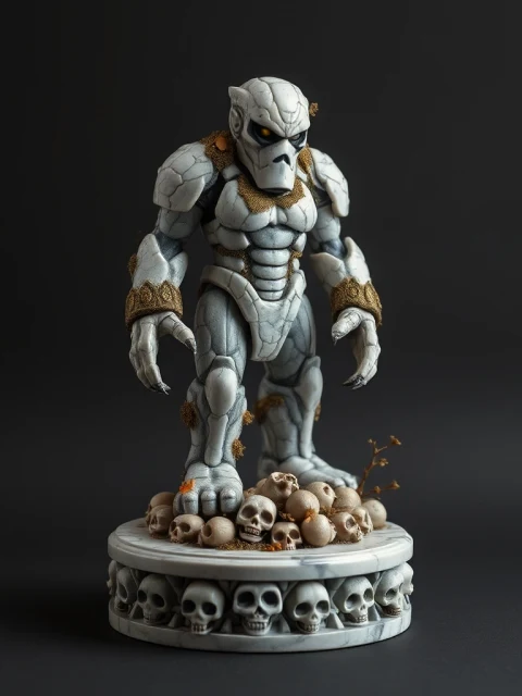 Голем Хрустальной Бури Аниме — коллекционная 3D-фигурка