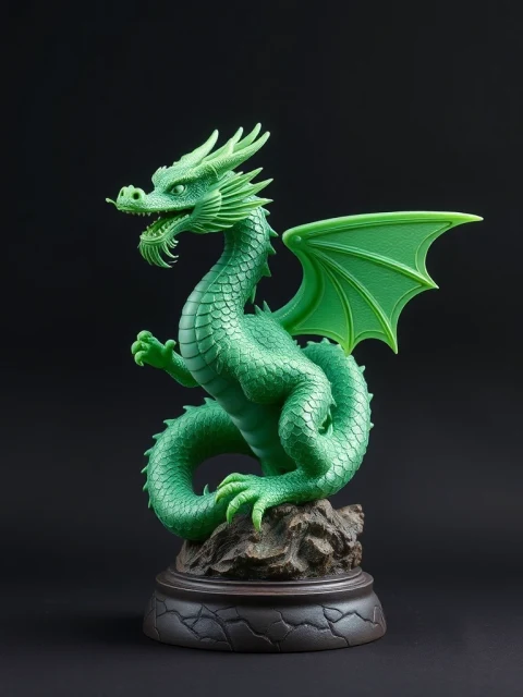 Дракон Железной Клятвы Аниме — коллекционная 3D-фигурка