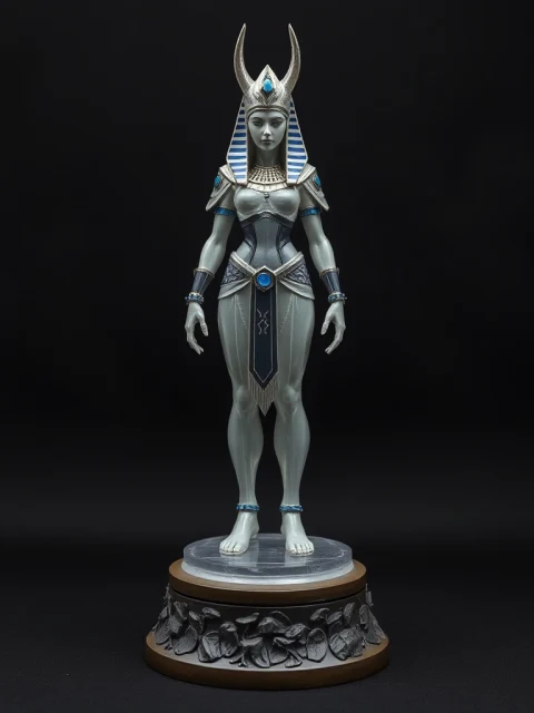Жрица Вечного Огня Киберпанк — коллекционная 3D-фигурка