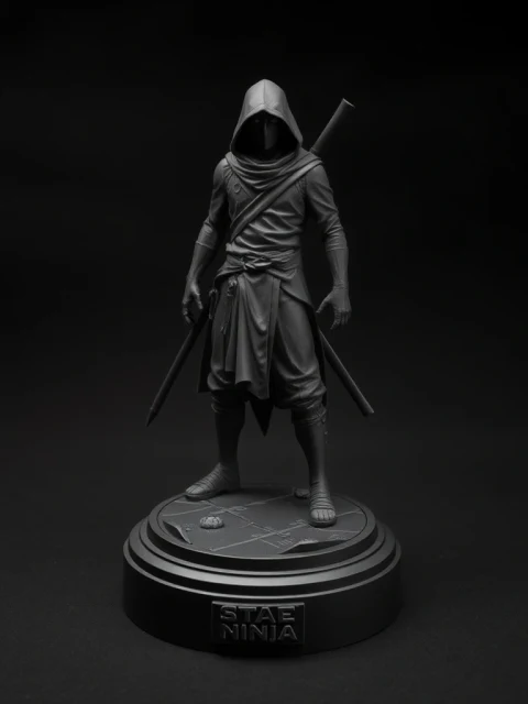 Ниндзя Громового Шага Тёмное фэнтези — коллекционная 3D-фигурка
