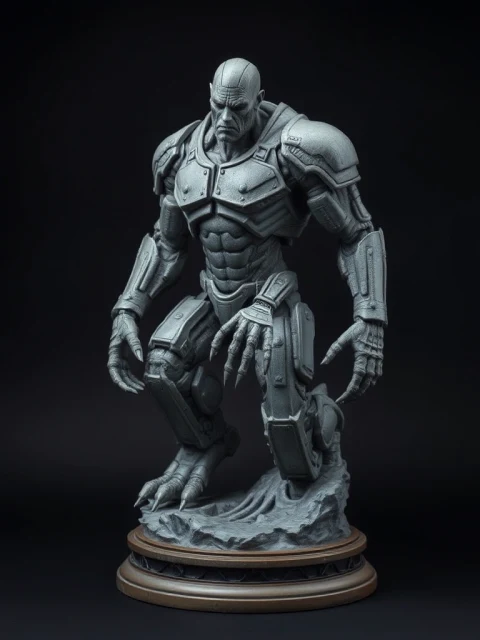 Титан Рубинового Сердца Сай-фай — коллекционная 3D-фигурка