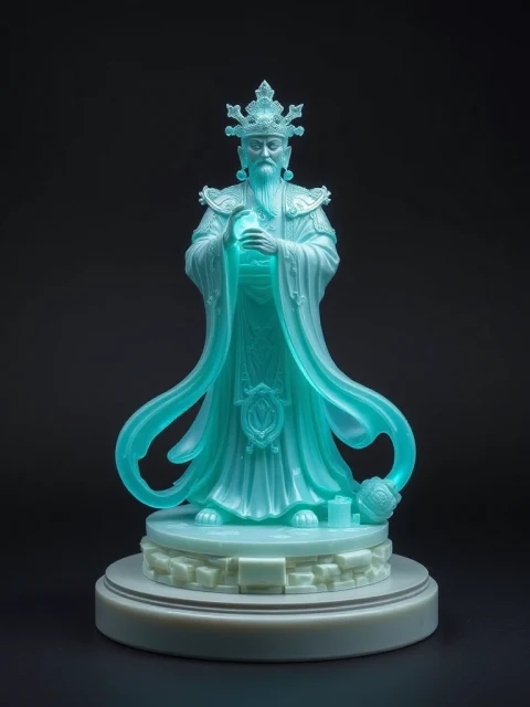 Император Стеклянного Взгляда Постапокалипсис — коллекционная 3D-фигурка