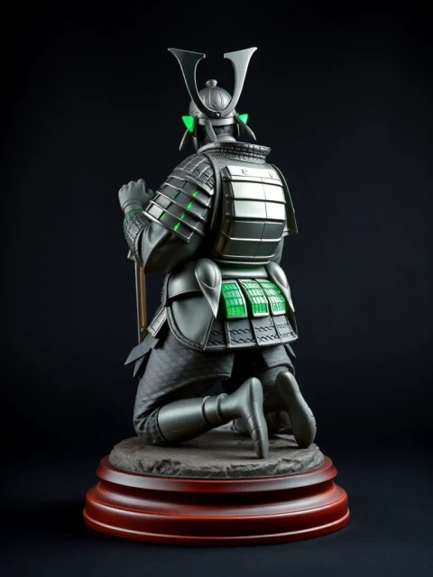 Самурай Лунного Затмения Барокко — коллекционная 3D-фигурка