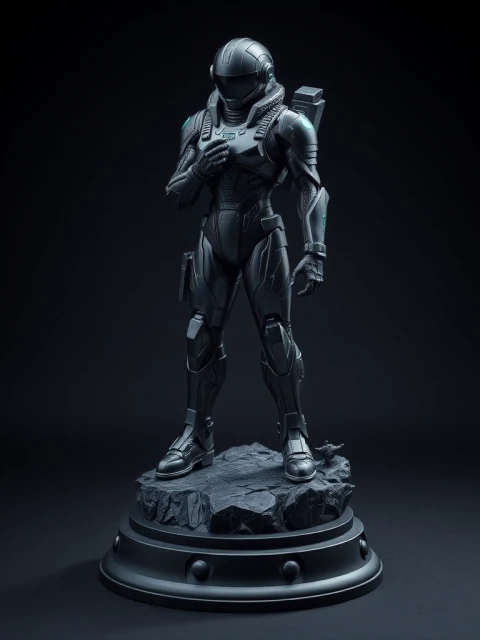 Меха-пилот Громового Шага Фэнтези — коллекционная 3D-фигурка