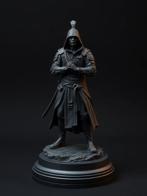 Ронин Медного Сердца Тёмное фэнтези — коллекционная 3D-фигурка