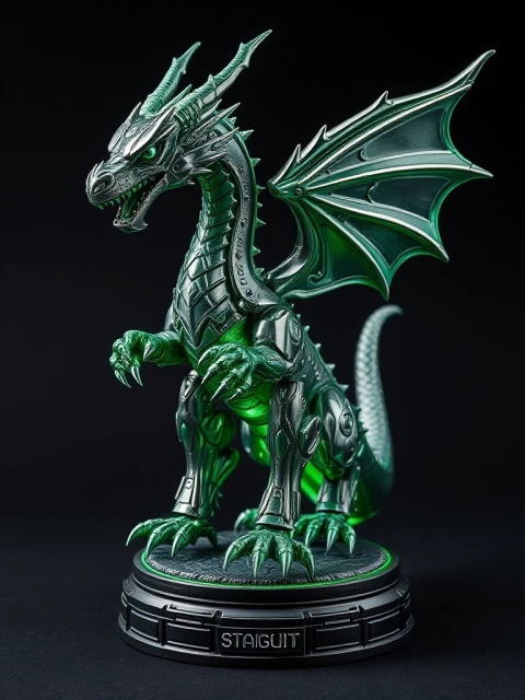 Дракон Грозового Кровообращения Меха — коллекционная 3D-фигурка