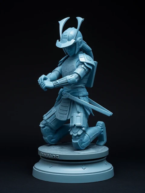 Самурай Ржавого Пророчества Аниме — коллекционная 3D-фигурка