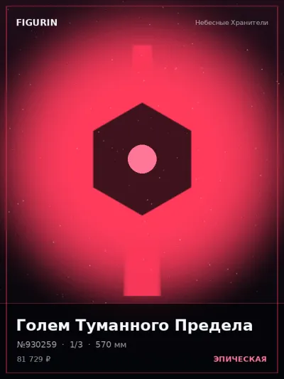 Голем Туманного Предела Аниме — коллекционная 3D-фигурка