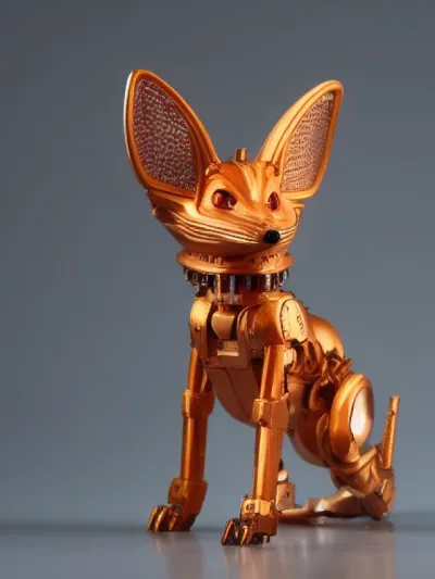 Кицунэ Хрустальной Бури Меха — коллекционная 3D-фигурка