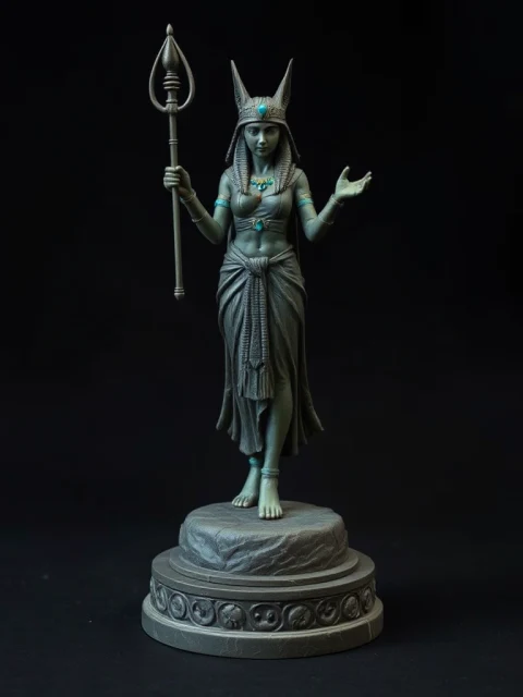 Жрица Немой Пустоты Нео-нуар — коллекционная 3D-фигурка