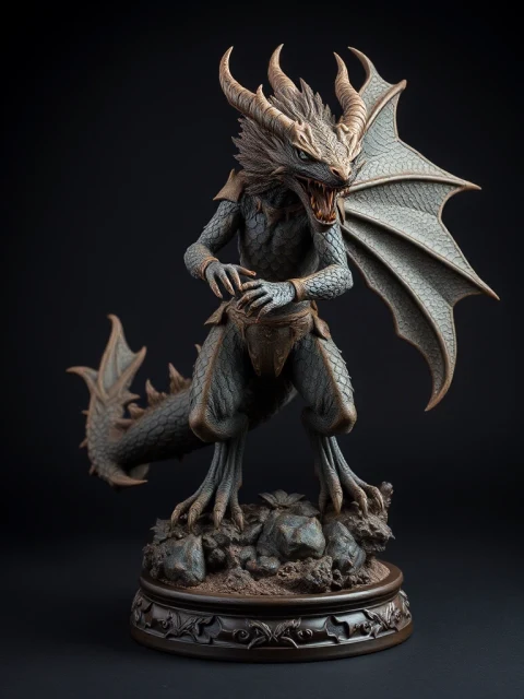 Охотник Багрового Прилива Аниме — коллекционная 3D-фигурка