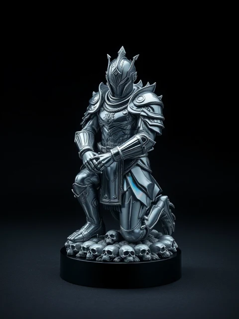 Страж Туманного Предела Киберпанк — коллекционная 3D-фигурка