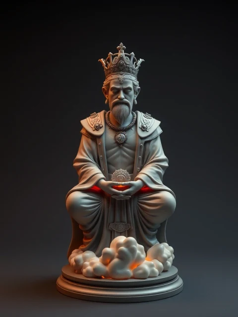 Император Лунного Затмения Мифология — коллекционная 3D-фигурка