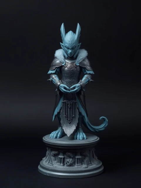 Страж Древнего Пакта Тёмное фэнтези — коллекционная 3D-фигурка