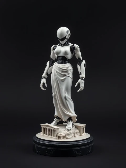Робот Грозового Кровообращения Аниме — коллекционная 3D-фигурка