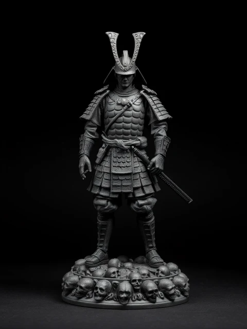 Самурай Космической Бездны Реализм — коллекционная 3D-фигурка