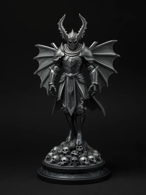 Страж Медного Сердца Тёмное фэнтези — коллекционная 3D-фигурка
