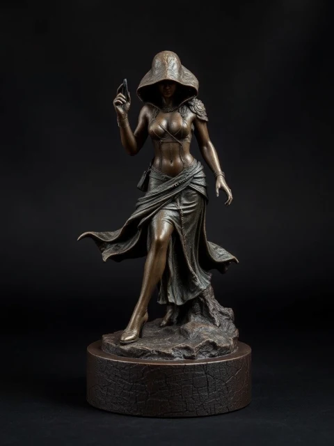 Кибер-детектив Громового Шага Мифология — коллекционная 3D-фигурка